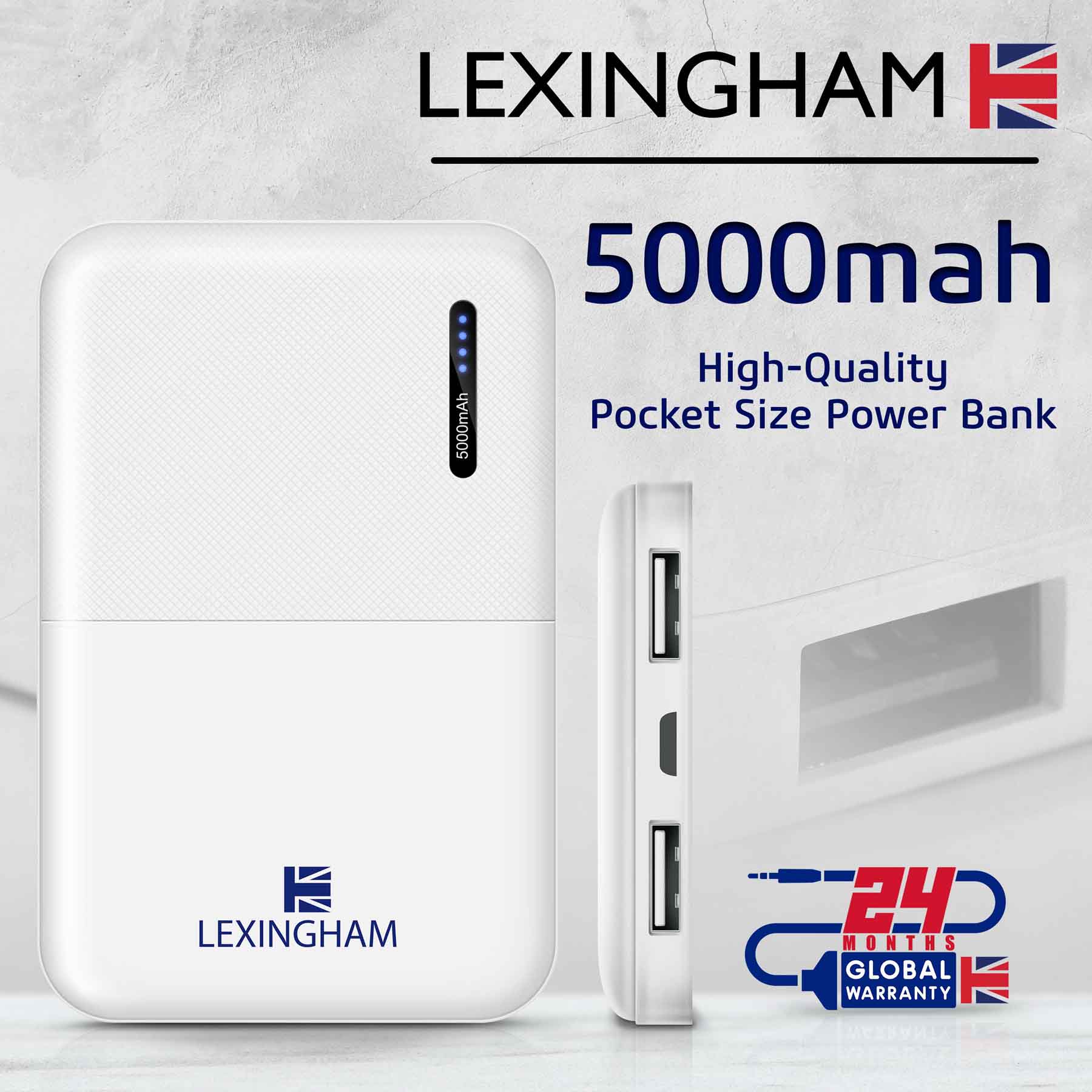 Lexingham Power Bank 5000 1 PORT 2.1A